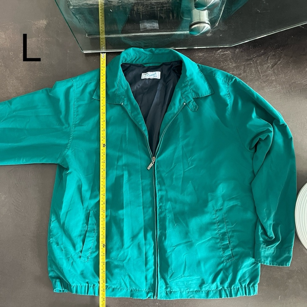 Teal Zip-Up Jacket